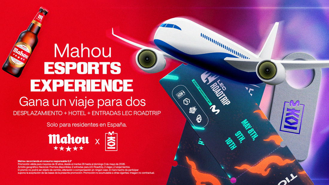 Bases legales del sorteo "Mahou Esports Experience"